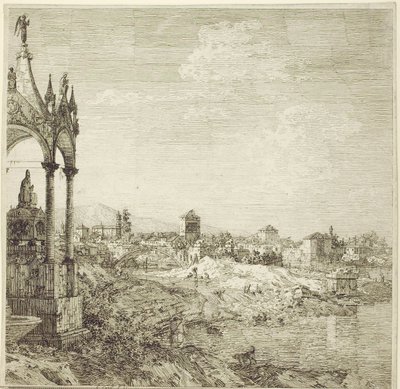 Das Grab des Bischofs, 1744 von Giovanni Antonio Canal